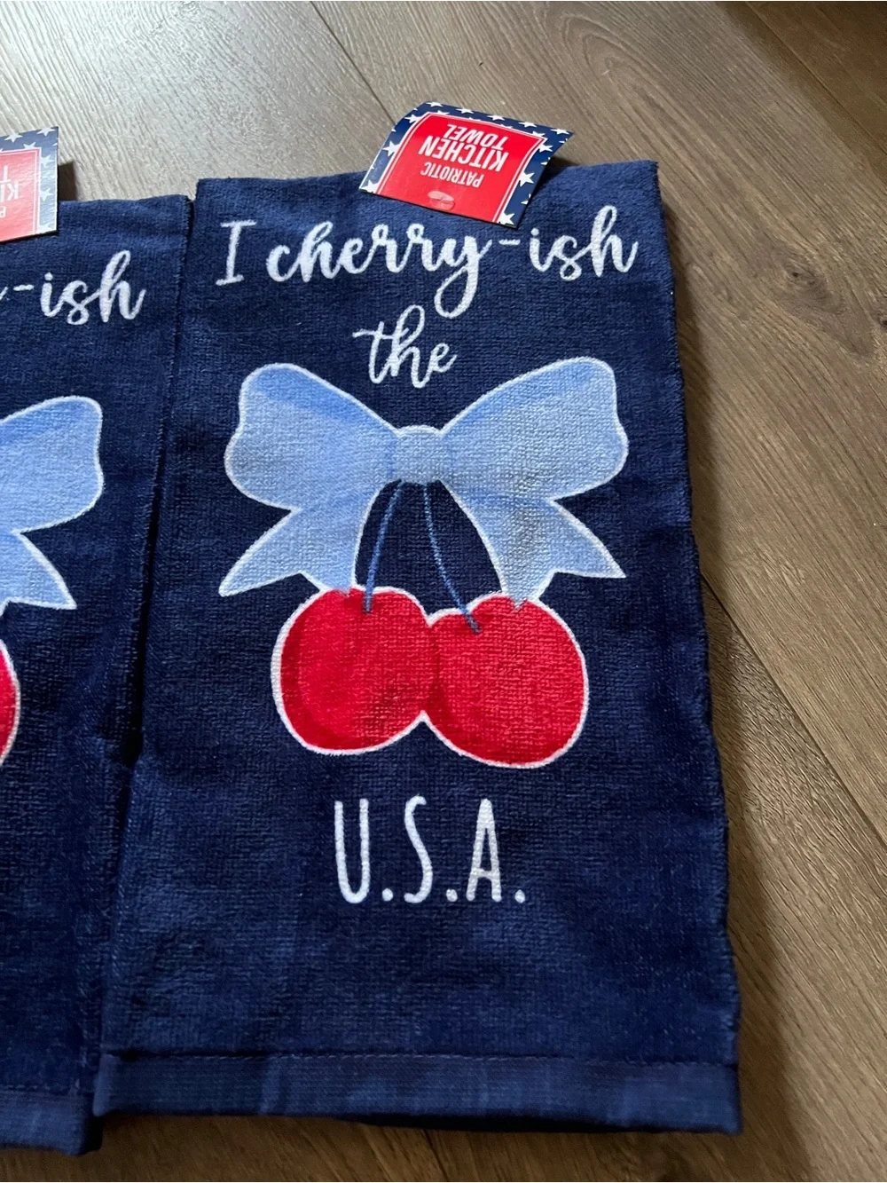 3 Patriotic Kitchen Towels New